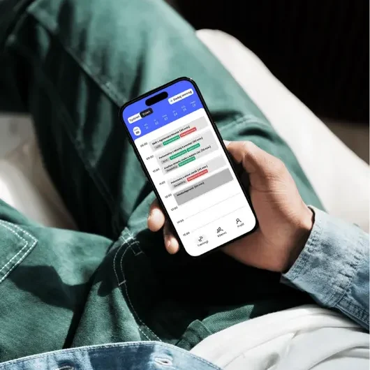 a person holding a phone